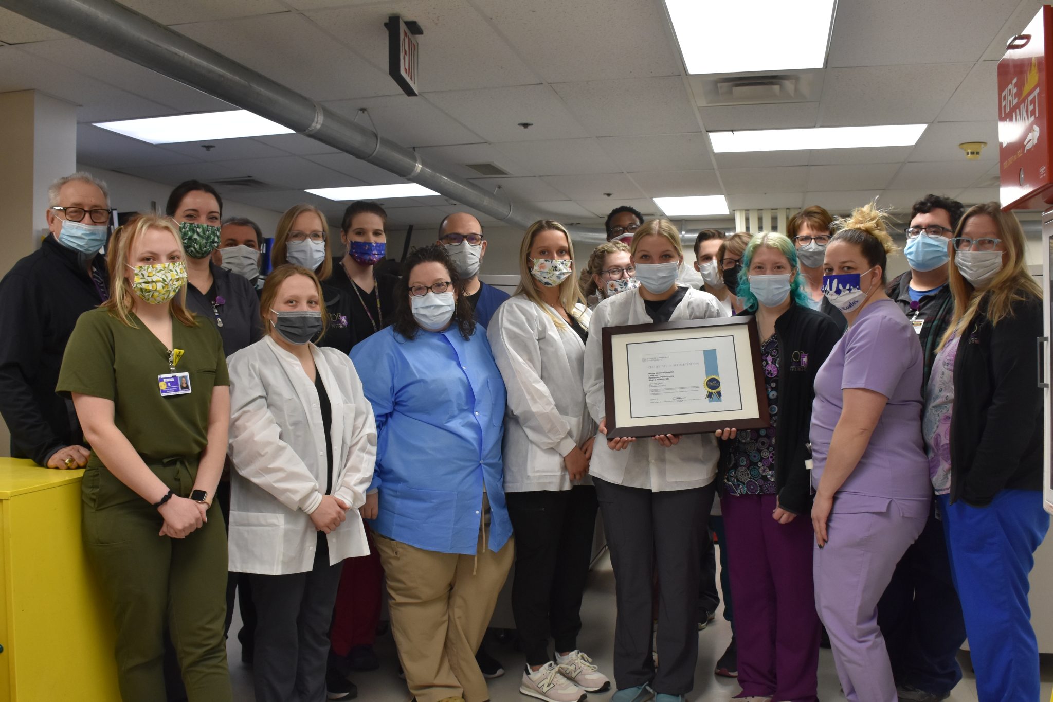 Wayne Memorial Laboratory ReAccredited Wayne Memorial Hospital