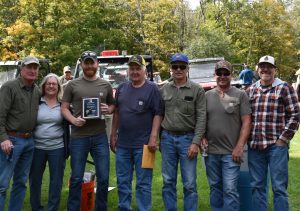 Winning team with the hospital Community Relations Manager Carol Kneier and Health Foundation member Jeff Gogolski