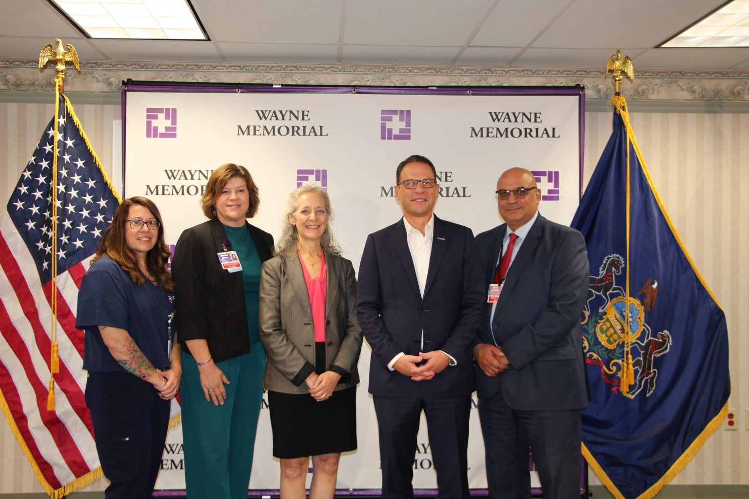 Governor Visits WMH with NSAP Announcement - Wayne Memorial Hospital
